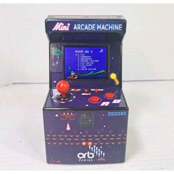 Orb Retro 6" Mini Arcade Machine 240-in-1 Video Games Tested Works w/ Manual - Picture 1 of 5